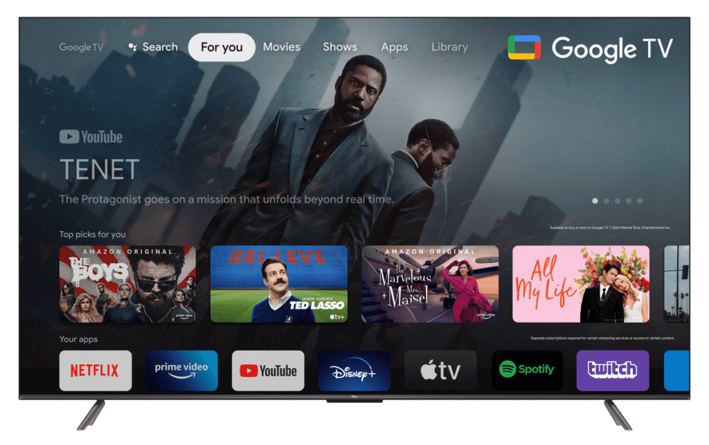 TCL 85 inches C6K Series QLED 4K UHD Smart Google TV